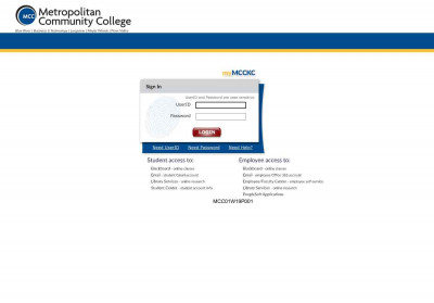 myMCCKC Sign-in myMCCKC Sign-in