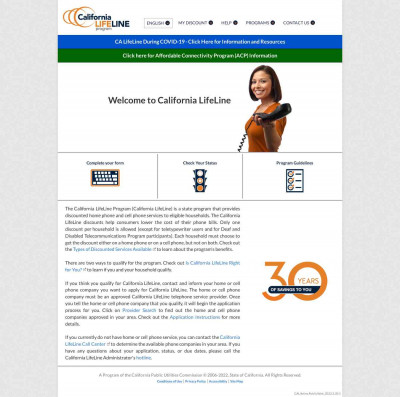 Apply or Renew Online - California LifeLine Apply or Renew Online - California LifeLine