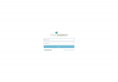 Login – Yes Energy Login – Yes Energy