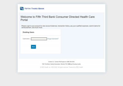 Welcome to Fifth Third Bank Consumer Directed Health Care ... Welcome to Fifth Third Bank Consumer Directed Health Care ...