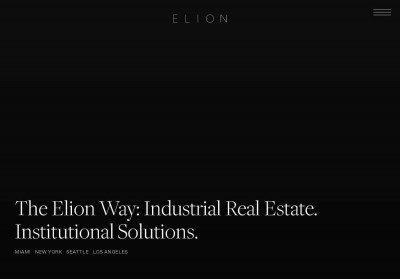 Elion Partners: Real Estate Investment Company Elion Partners: Real Estate Investment Company