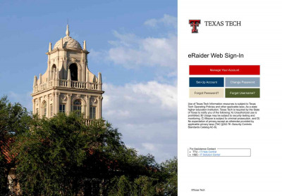 TTU eRaider - Texas Tech University TTU eRaider - Texas Tech University