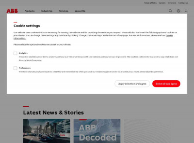 ABB Group. Leading digital technologies for industry — ABB ... ABB Group. Leading digital technologies for industry — ABB ...
