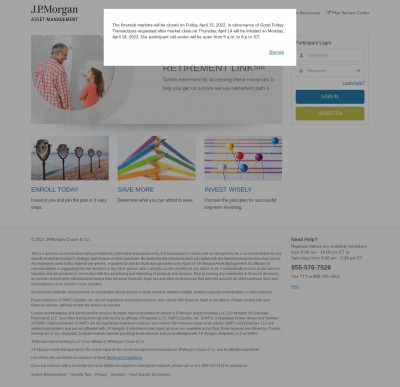 J.P. Morgan Retirement Link J.P. Morgan Retirement Link