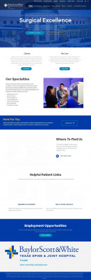 Home Page | Baylor Scott & White Texas Spine & Joint Hospital Home Page | Baylor Scott & White Texas Spine & Joint Hospital