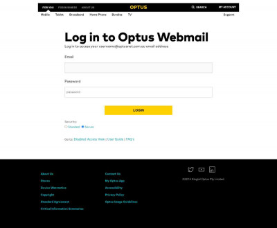 Login - Optus Login - Optus