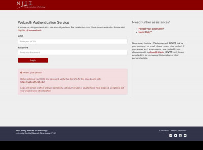Webauth Authentication Service Webauth Authentication Service