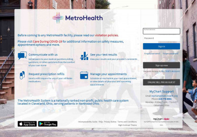 MyChart - Login Page - The MetroHealth System MyChart - Login Page - The MetroHealth System