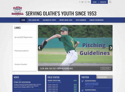 Player Registration - Olathe Youth Baseball Player Registration - Olathe Youth Baseball