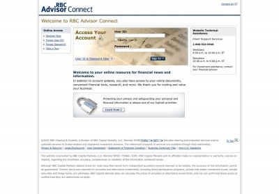 RBC Advisor Connect RBC Advisor Connect