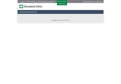 Cleveland Clinic Remote Access > Home Cleveland Clinic Remote Access > Home