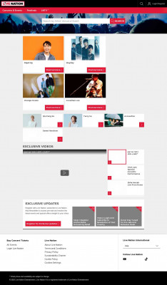 Login - Live Nation Asia Login - Live Nation Asia