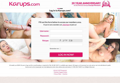 Karups.com - Log in to Members Area Karups.com - Log in to Members Area