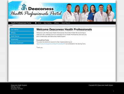 Deaconess Professionals Portal Deaconess Professionals Portal