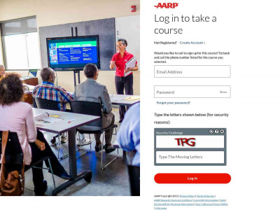 AARP Volunteer Portal - Login Template Title AARP Volunteer Portal - Login Template Title