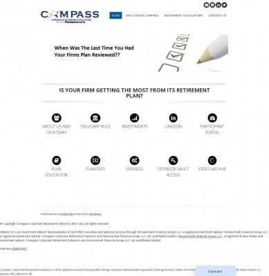 Compass Corporate Retirement Solutions: Home Compass Corporate Retirement Solutions: Home
