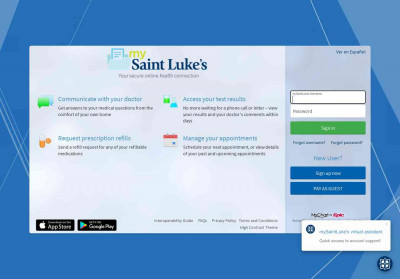 mySaintLukes - Login Page - Saint Luke's Health System mySaintLukes - Login Page - Saint Luke's Health System