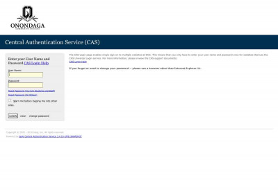 CAS – Central Authentication Service CAS – Central Authentication Service