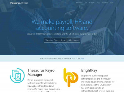 Payroll Software Ireland - Thesaurus Payroll Manager Payroll Software Ireland - Thesaurus Payroll Manager