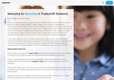 How to Integrate with JB Hunt? - Mondelez's Tradeshift Network How to Integrate with JB Hunt? - Mondelez's Tradeshift Network