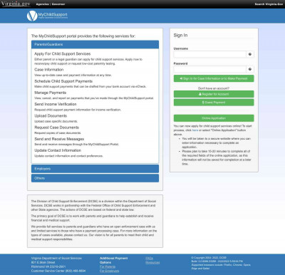 MyChildSupport | Welcome to MyChildSupport MyChildSupport | Welcome to MyChildSupport