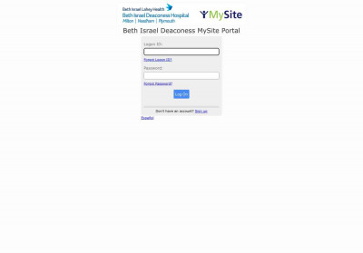 Beth Israel Deaconess MySite Portal Beth Israel Deaconess MySite Portal