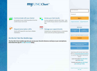 My UNC Chart - Login Page My UNC Chart - Login Page