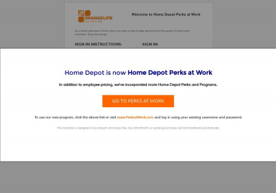 Home Depot Perks at Work Home Depot Perks at Work