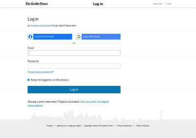 Log in - Subscriber Services - The Seattle Times Log in - Subscriber Services - The Seattle Times