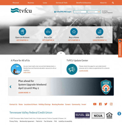 Tennessee Valley Federal Credit Union Tennessee Valley Federal Credit Union