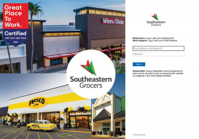 Sign In - Southeastern Grocers Sign In - Southeastern Grocers