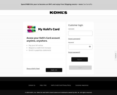 Access Your Account - Kohl's Charge Access Your Account - Kohl's Charge