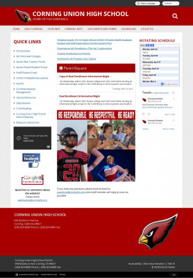 Corning Union High School Corning Union High School