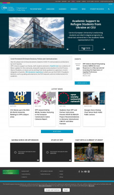 CEU SPP - Central European University CEU SPP - Central European University