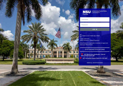 Nova Southeastern University: Login Nova Southeastern University: Login