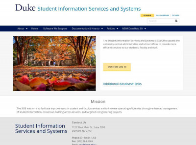 SISS Access Request | Student Information Services ... - Duke SISS Access Request | Student Information Services ... - Duke