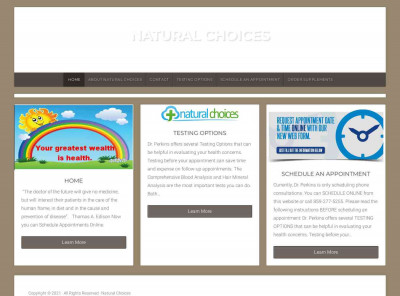 Order Supplements - Natural Choices Order Supplements - Natural Choices