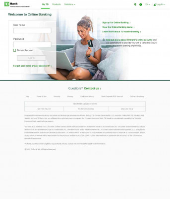 TD Bank Online Banking TD Bank Online Banking