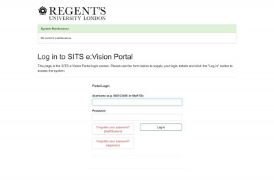 Log in to the portal Log in to the portal