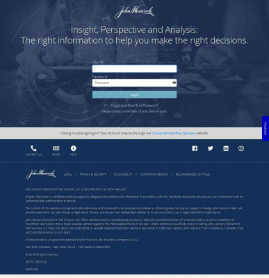 John Hancock Plan Sponsor Website User Guide John Hancock Plan Sponsor Website User Guide