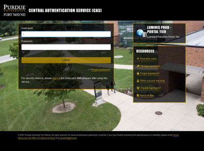 Purdue University Fort Wayne: Sign-in Purdue University Fort Wayne: Sign-in