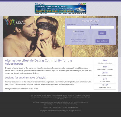 SLS.com: Alternative Lifestyle Dating Community for the Adventurous SLS.com: Alternative Lifestyle Dating Community for the Adventurous