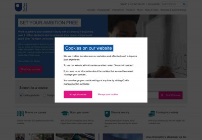 The Open University: Distance Learning Courses and Adult ... The Open University: Distance Learning Courses and Adult ...