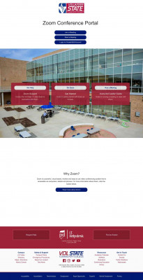 Zoom: Volunteer State Community College Zoom: Volunteer State Community College