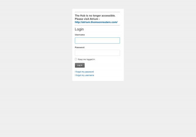 Log back in. - The Hub - Thomson Reuters Log back in. - The Hub - Thomson Reuters