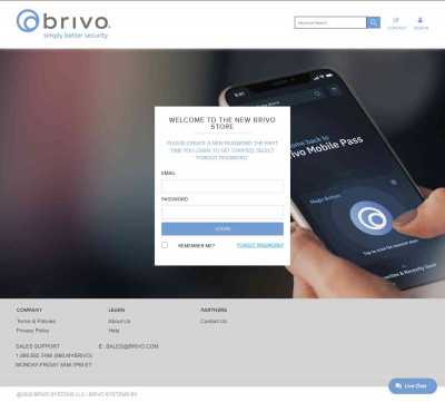 Login - Brivo Store Login - Brivo Store