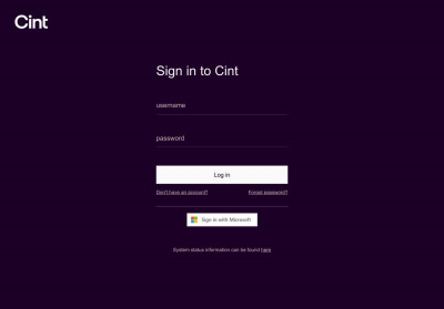 Cint - Login Cint - Login