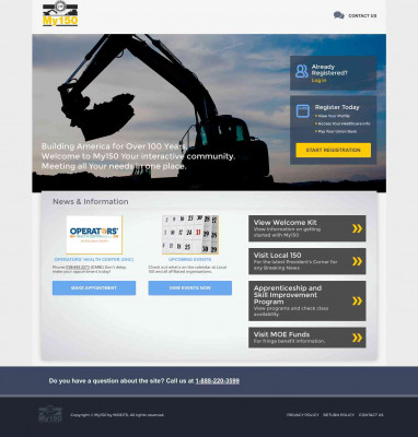Landing page Landing page