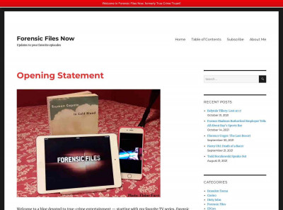 Forensic Files Now – Updates to your favorite episodes Forensic Files Now – Updates to your favorite episodes