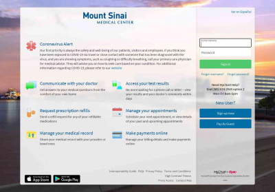 MyChart - Login Page - Mount Sinai Medical Center MyChart - Login Page - Mount Sinai Medical Center